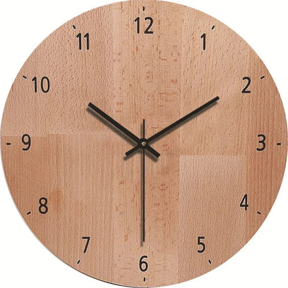 Garduru - Minimalistische Holz-Wanduhr Für Modernes Wohndesign