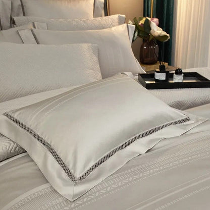 Elegance Champagne – Bettbezugset aus ägyptischer Baumwolle
