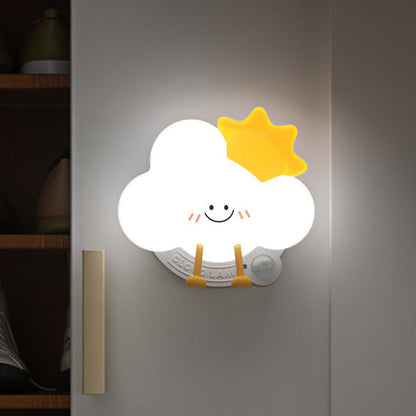 Squishy Silikon Royal Cloud LED Nachtlicht - Perfektes Geschenk für Kinder und Mädchen