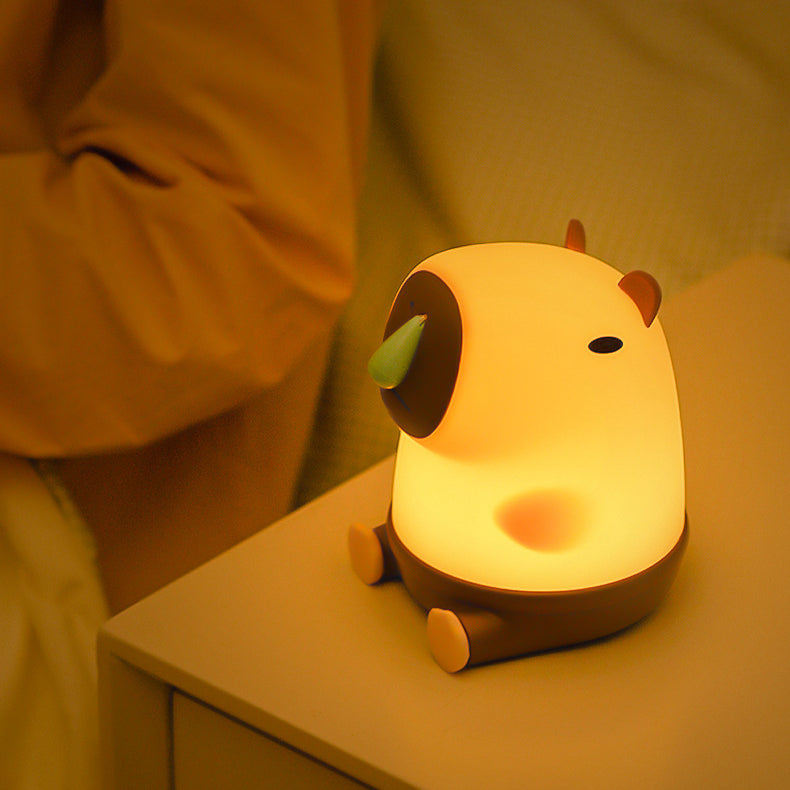 Snotty Capybara LED Nachtlicht - Perfektes Geschenk für Kinder und Mädchen