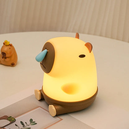 Snotty Capybara LED Nachtlicht - Perfektes Geschenk für Kinder und Mädchen