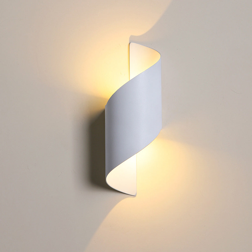 LED-Wandlampe mit minimalistischem Aluminiumdesign