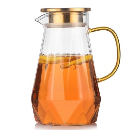 Hitzebeständiger Glaskrug und Tassen - Cristallio Set