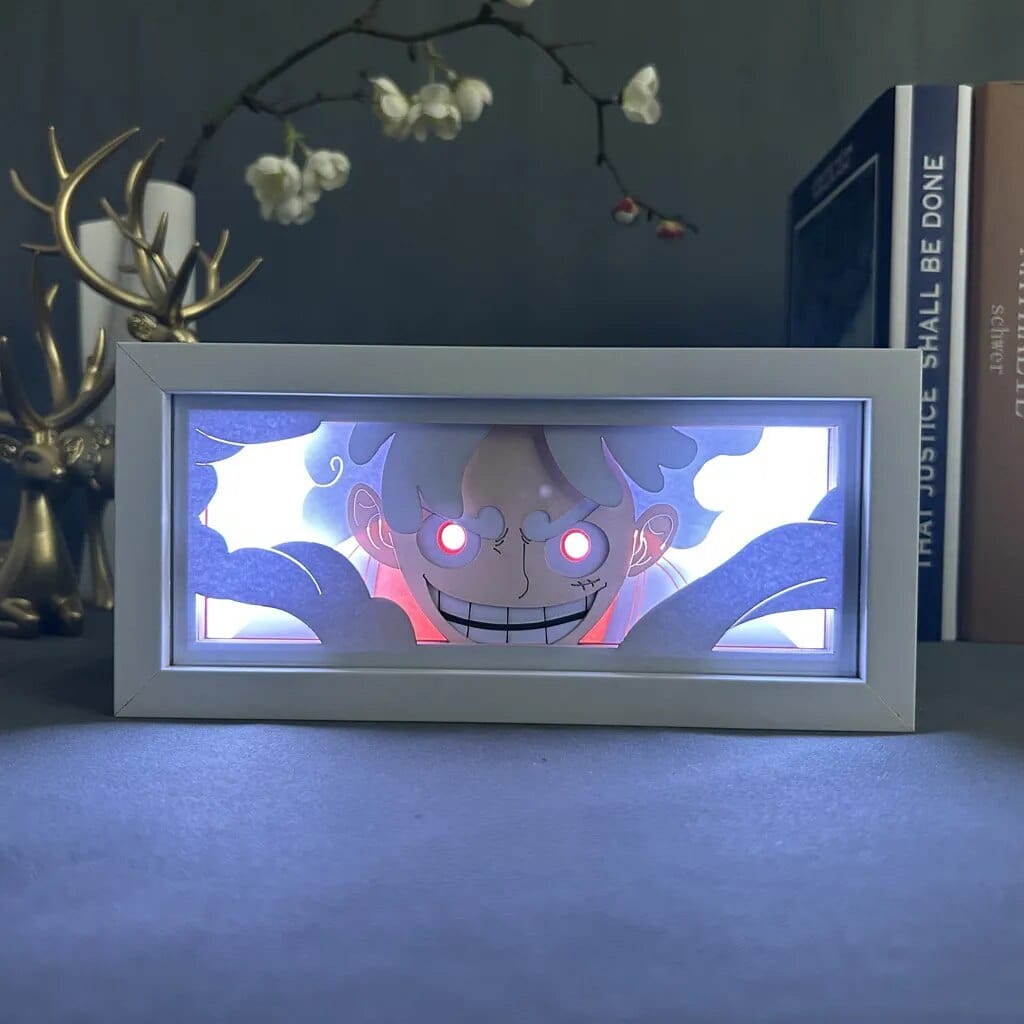 Garduru 3D LED Nachttischlampe | Anime Stimmungslicht | Dekorative Lampe für Zuhause & Schlafzimmer | USB Nachtlicht