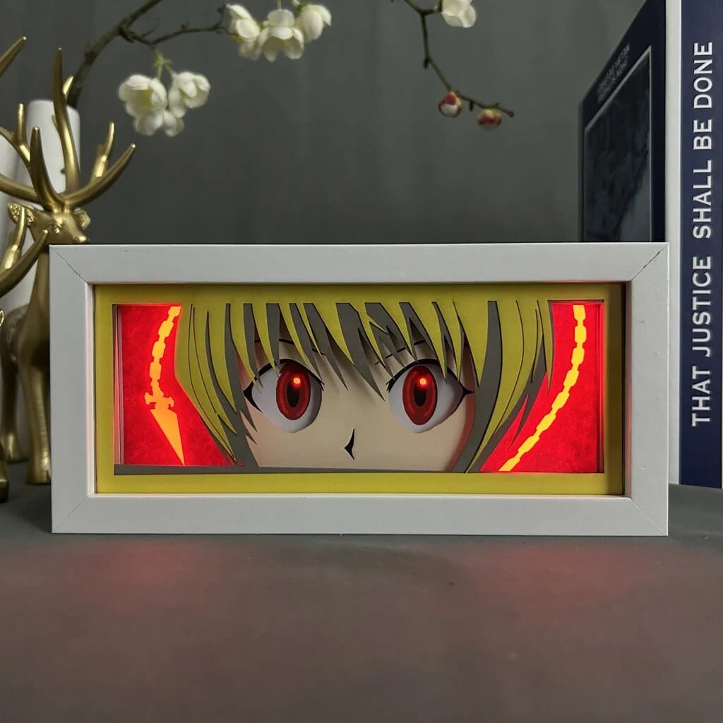 Garduru 3D LED Nachttischlampe | Anime Stimmungslicht | Dekorative Lampe für Zuhause & Schlafzimmer | USB Nachtlicht