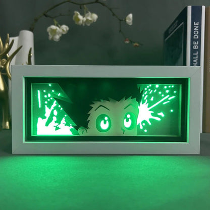 Garduru 3D LED Nachttischlampe | Anime Stimmungslicht | Dekorative Lampe für Zuhause & Schlafzimmer | USB Nachtlicht