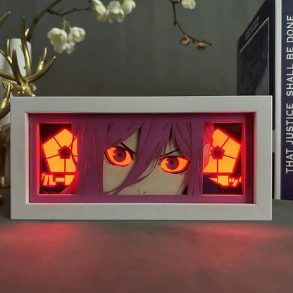 Garduru 3D LED Nachttischlampe | Anime Stimmungslicht | Dekorative Lampe für Zuhause & Schlafzimmer | USB Nachtlicht