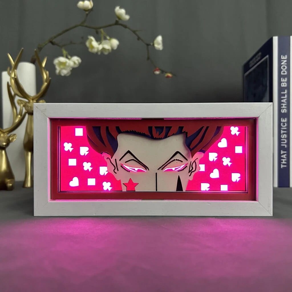 Garduru 3D LED Nachttischlampe | Anime Stimmungslicht | Dekorative Lampe für Zuhause & Schlafzimmer | USB Nachtlicht