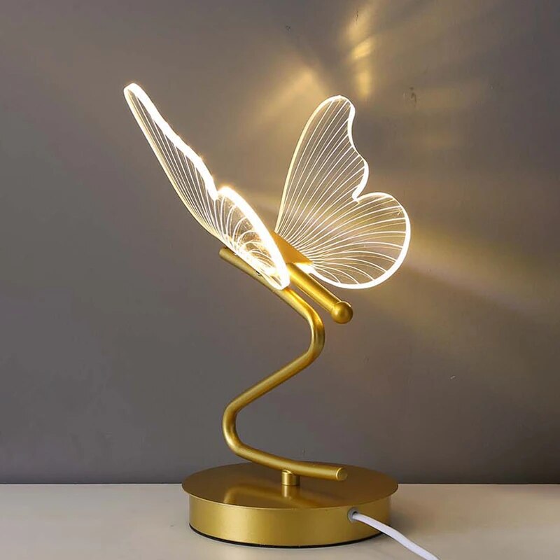 Garduru Schmetterling LED Tischlampe | Kompakt und tragbar - CompGlow