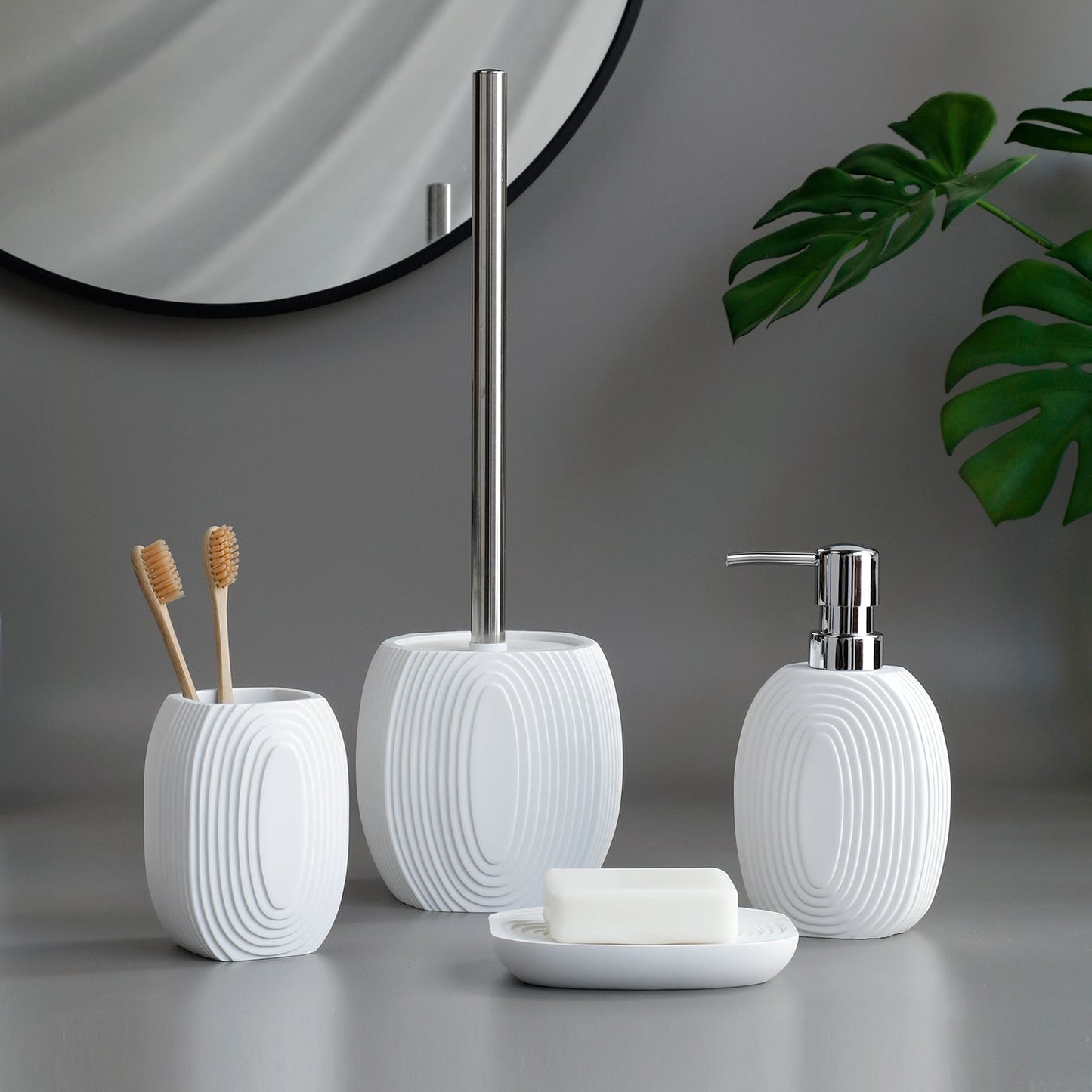 Garduru-teiliges Badezimmeraccessoires-Set – Seifenspender, Lotion und mehr