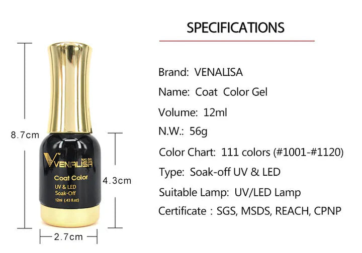 UV & LED Gel-Nagellack – Langanhaltende Soak-Off-Formel