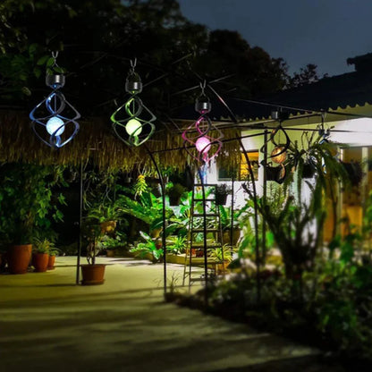 Luxora Solar Windspiel Spinner LED Lampe für den Außenbereich