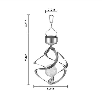 Luxora Solar Windspiel Spinner LED Lampe für den Außenbereich