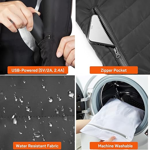 Unisex beheizte Weste