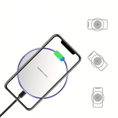 30w Kabelloses Schnellladegerät Induktions-ladepad Für iPhone Und Android
