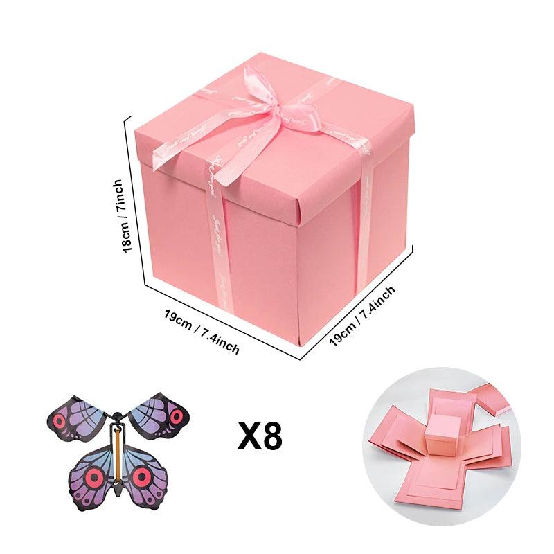 Garduru - Überraschungs-Explosionsbox, + 8 GRATIS Schmetterlinge