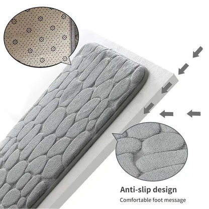 Rutschfeste Memory Foam Badmatte – Weich und saugfähig für das Badezimmer