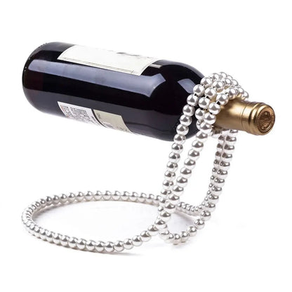 WinePearls | Schwebende Perlenkette Luxus Weinhalter