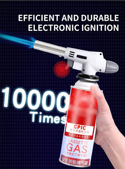 Tragbarer Butanflamme – Ideal für BBQ, Camping und Küchengebrauch