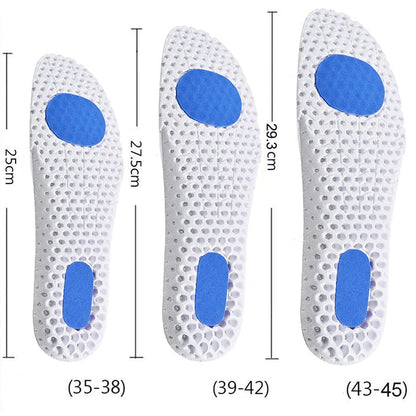 Stoßdämpfende Gel-Komfortsohlen