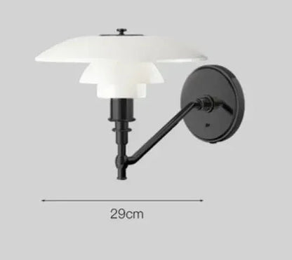 Wandlampe Mit Glasschirm