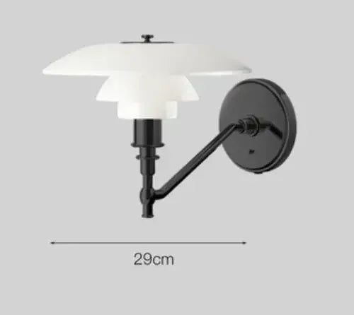 Wandlampe Mit Glasschirm