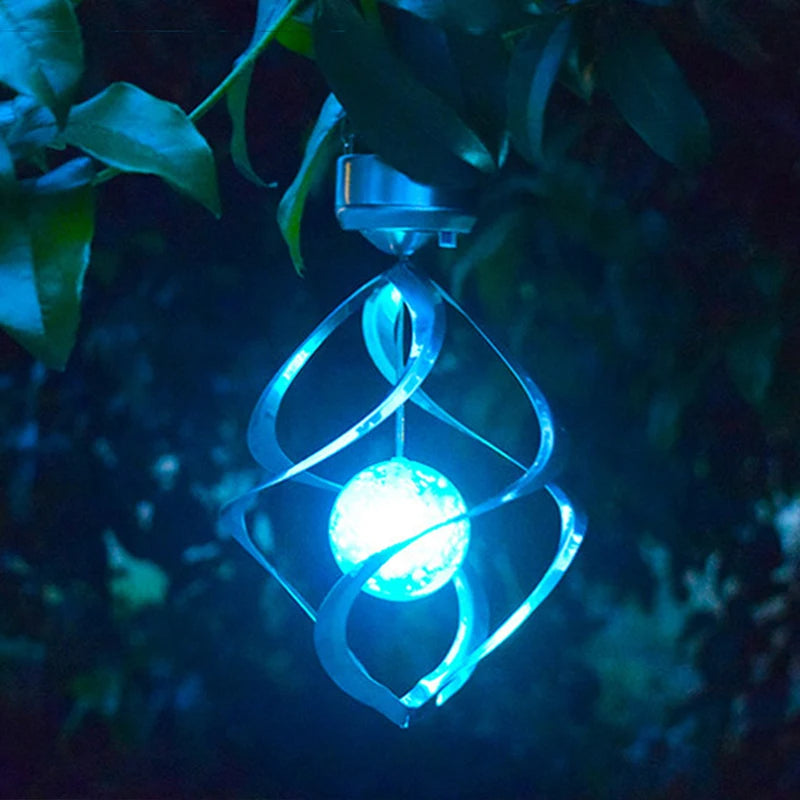 Luxora Solar Windspiel Spinner LED Lampe für den Außenbereich