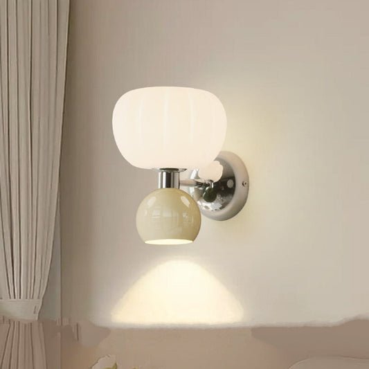Moderne LED-Wandlampe Creme – Energiesparende Dekolampe für Wohnzimmer und Schlafzimmer
