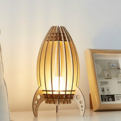 Garduru - Holz-Raketenlampe für magisch gemütliche Nächte