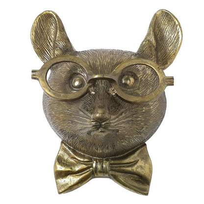 Tierkopf-Skulptur aus Harz