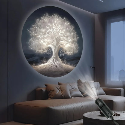 Garduru Light – 360° Baum des Lebens LED Projektionslampe