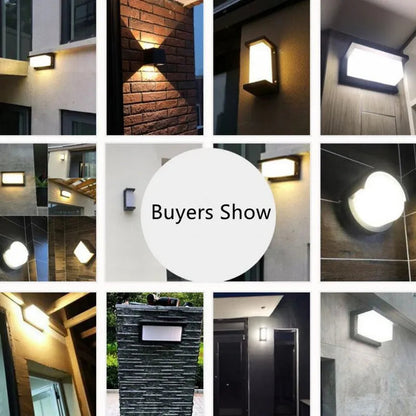 Europäische Moderne Wandleuchte - Wasserdichte LED-Wandleuchte für Balkon, Terrasse & Garten
