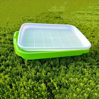 Keimschalen mit Deckel – Doppelschichtiger Saatguttausbringtray für effektive Samenkeimung