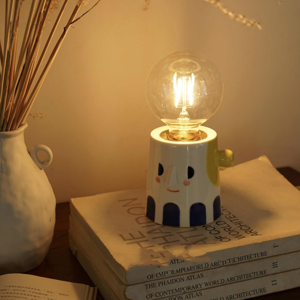 Handgemachte Keramische Nachttischlampe