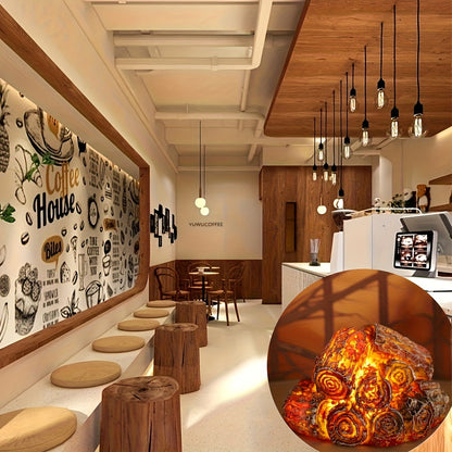 Gemütlicher Charme mit einer von einem Lagerfeuer inspirierten LED-Flammenlampe