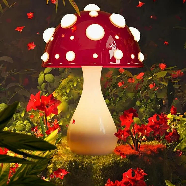 MushGlow – Magische Tischlampe mit atmosphärischem Pilzdesign