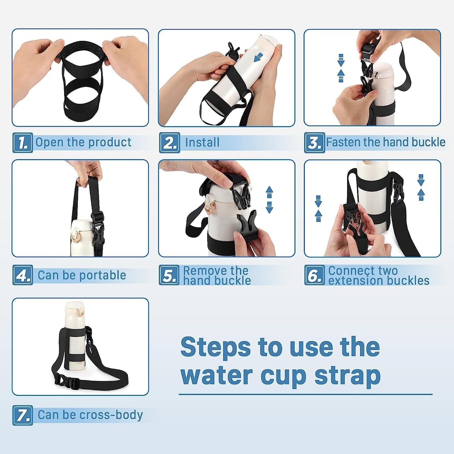 Tragegurt, für 12/25/32/40/64 Oz Universal/Hydro Flask Wasserflaschen