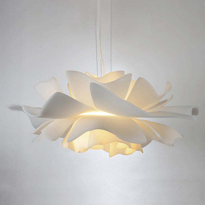 Suspension Bella Fleur - Moderne Lampe aus Metall und Acryl, Florales Design