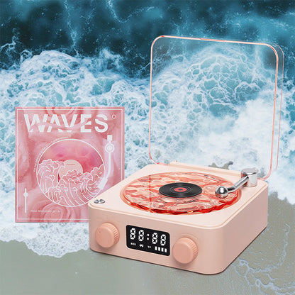 Waves Retro Bluetooth Schallplatten Spieler