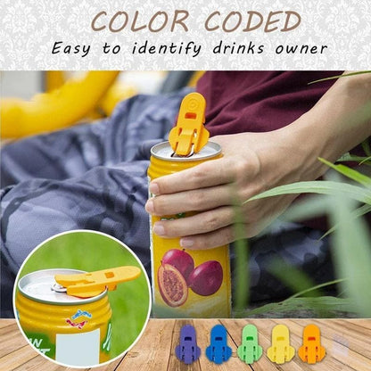 Royallure Easy Access Dosenöffner mit Getränkedeckel - Keine Finger Schmerzen mehr & Insektenfreie Getränke!