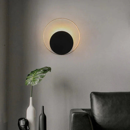 Garduru - Moderne LED-Wandlampe aus Kupfer & Schmiedeeisen für Schlafzimmer & Wohnzimmer