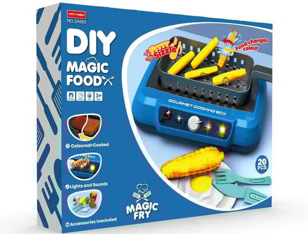 TinyChef™ Magic Fry Kochspielzeug-Set | 50% RABATT