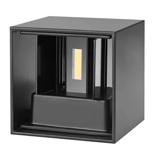 Wandleuchte Modern Schwarz Aluminium LED Wandleuchte