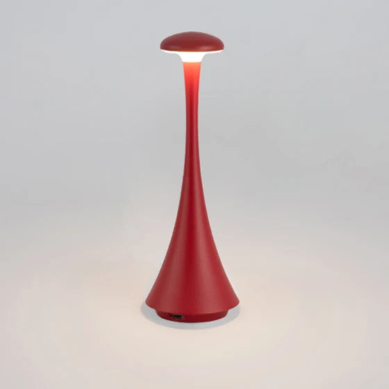 Garduru - Moderne Paddenstoel Tischlampe mit Touch-Control & USB-Aufladung