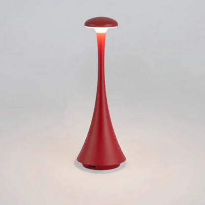 Garduru - Moderne Paddenstoel Tischlampe mit Touch-Control & USB-Aufladung