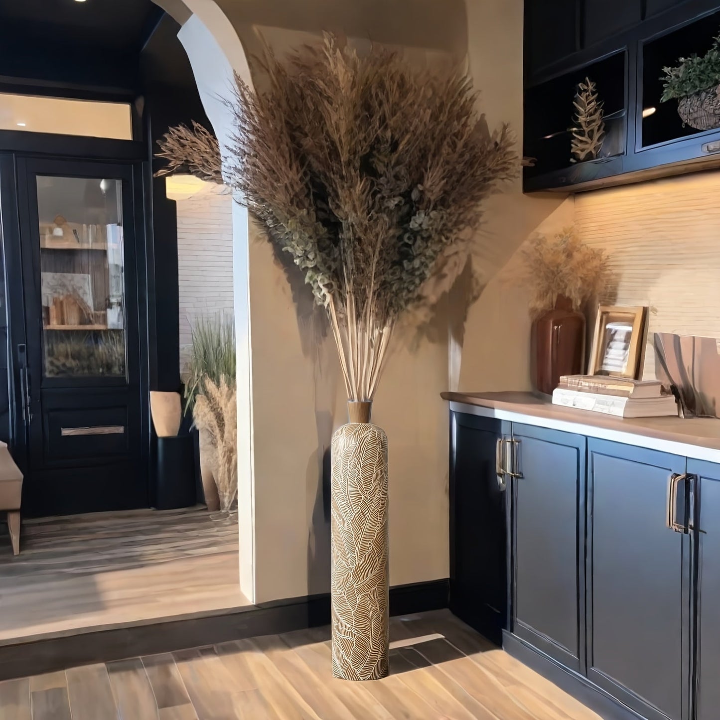 BlattSilber Vase – Für eine Natürliche und Elegante Note