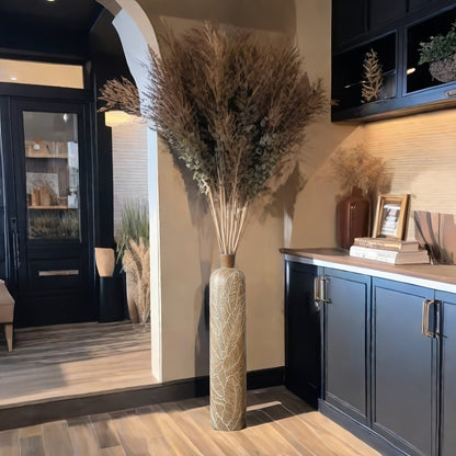 BlattSilber Vase – Für eine Natürliche und Elegante Note