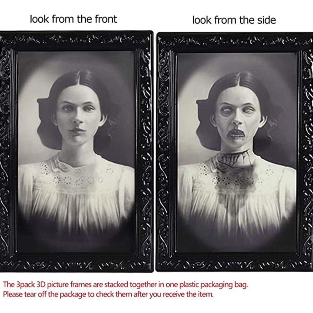 3D Halloween Gesicht Verändernde Geist Porträt