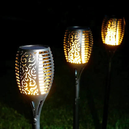 Garduru Flammenfackel Licht – Flackernde LED Gartenlampe