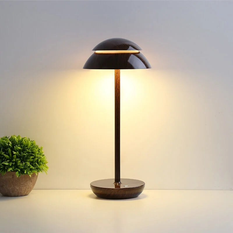 Tischlampe Drahtlos LED Holz Modern Licht